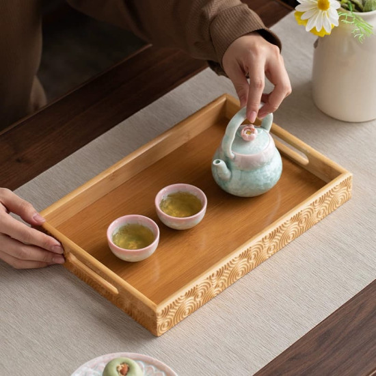 Wooden Tray Set 3 Pcs